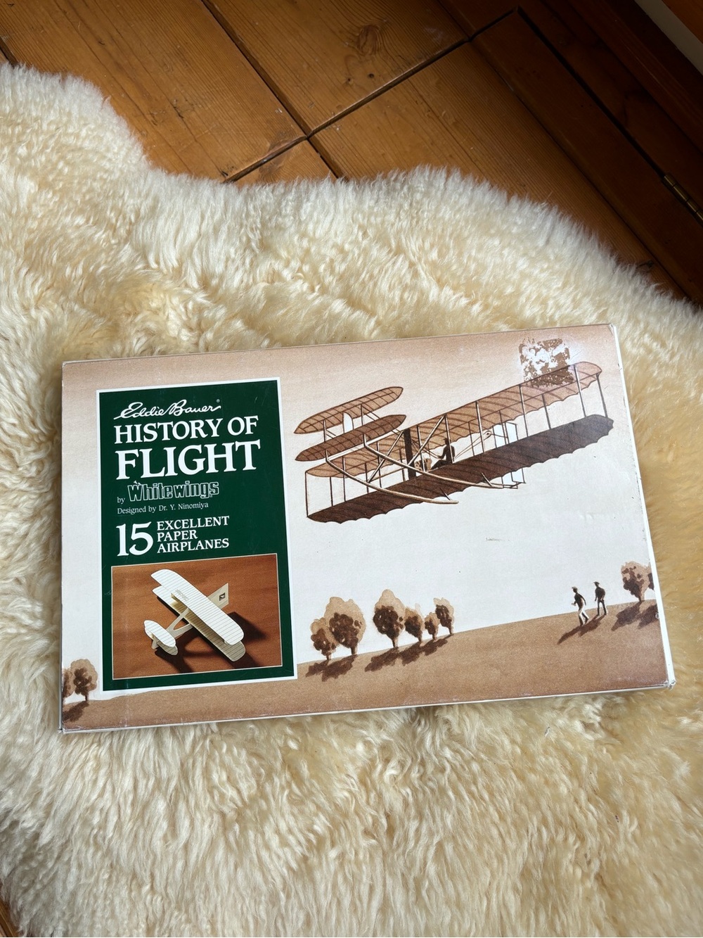 Vintage Eddie Bauer Paper Airplane Kit